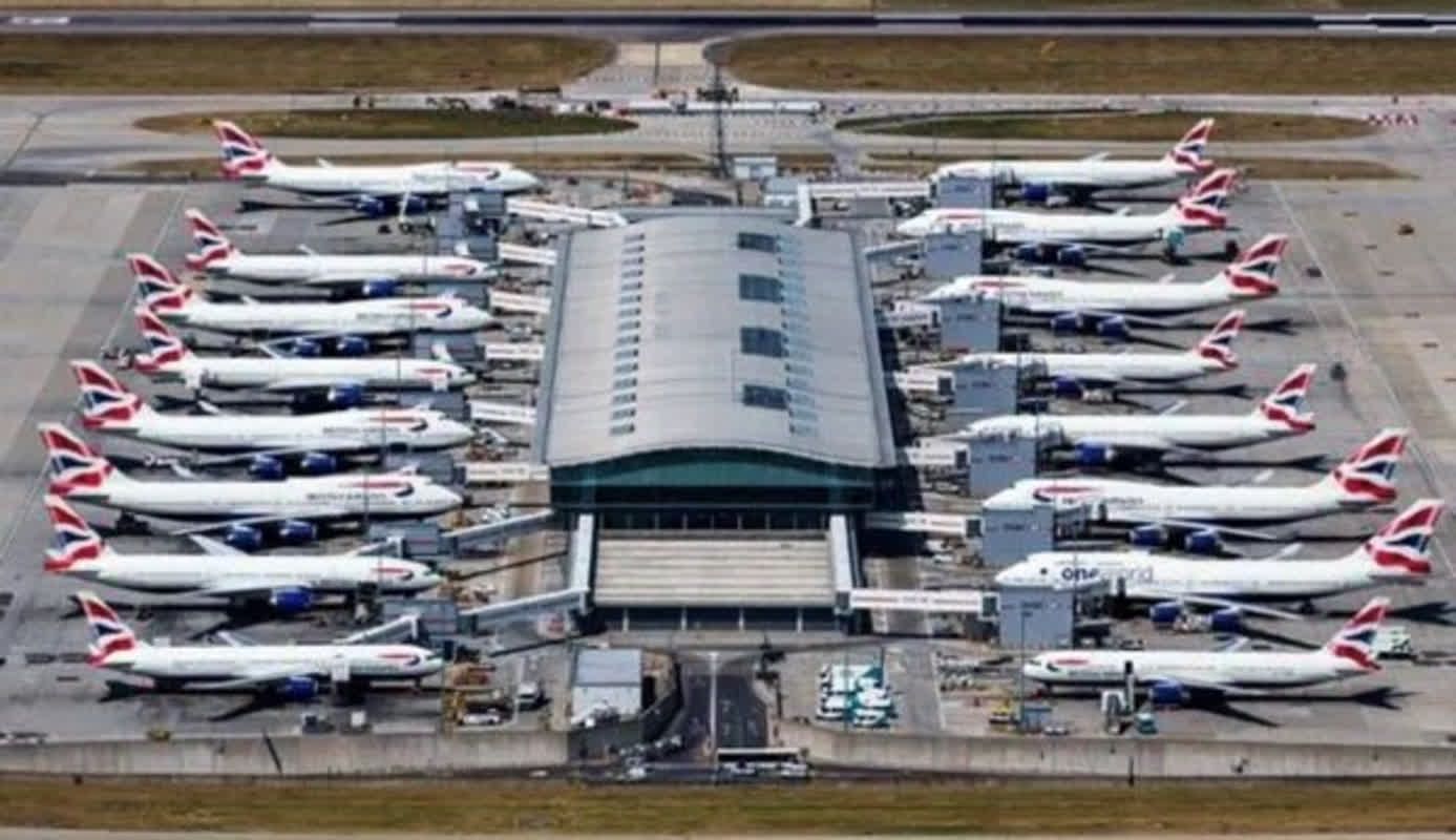 Wingtip Collision at Heathrow: Virgin Atlantic Jet and Parked Plane ...