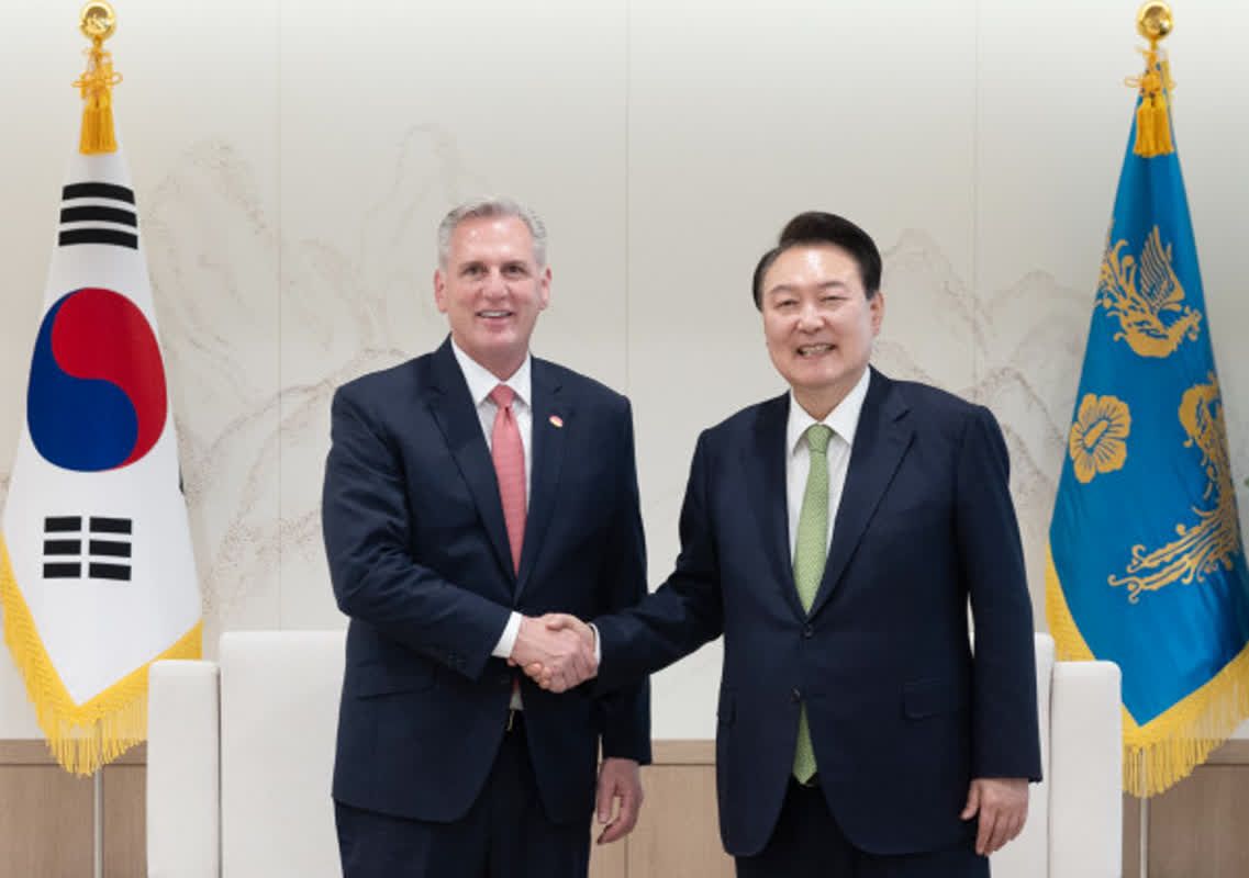 U.S.South Korea Alliance Bolstered President Yoon Meets Former House